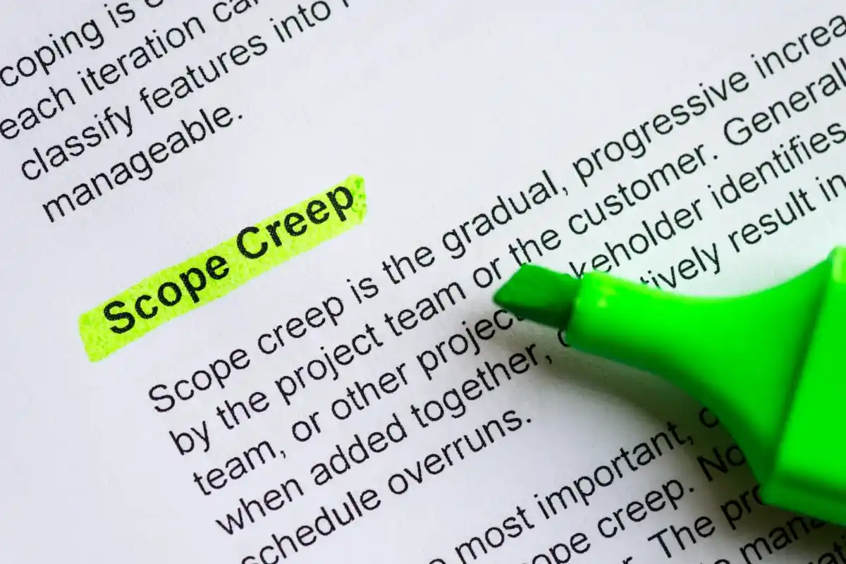 imagem ilustrativa com definindo scope creep